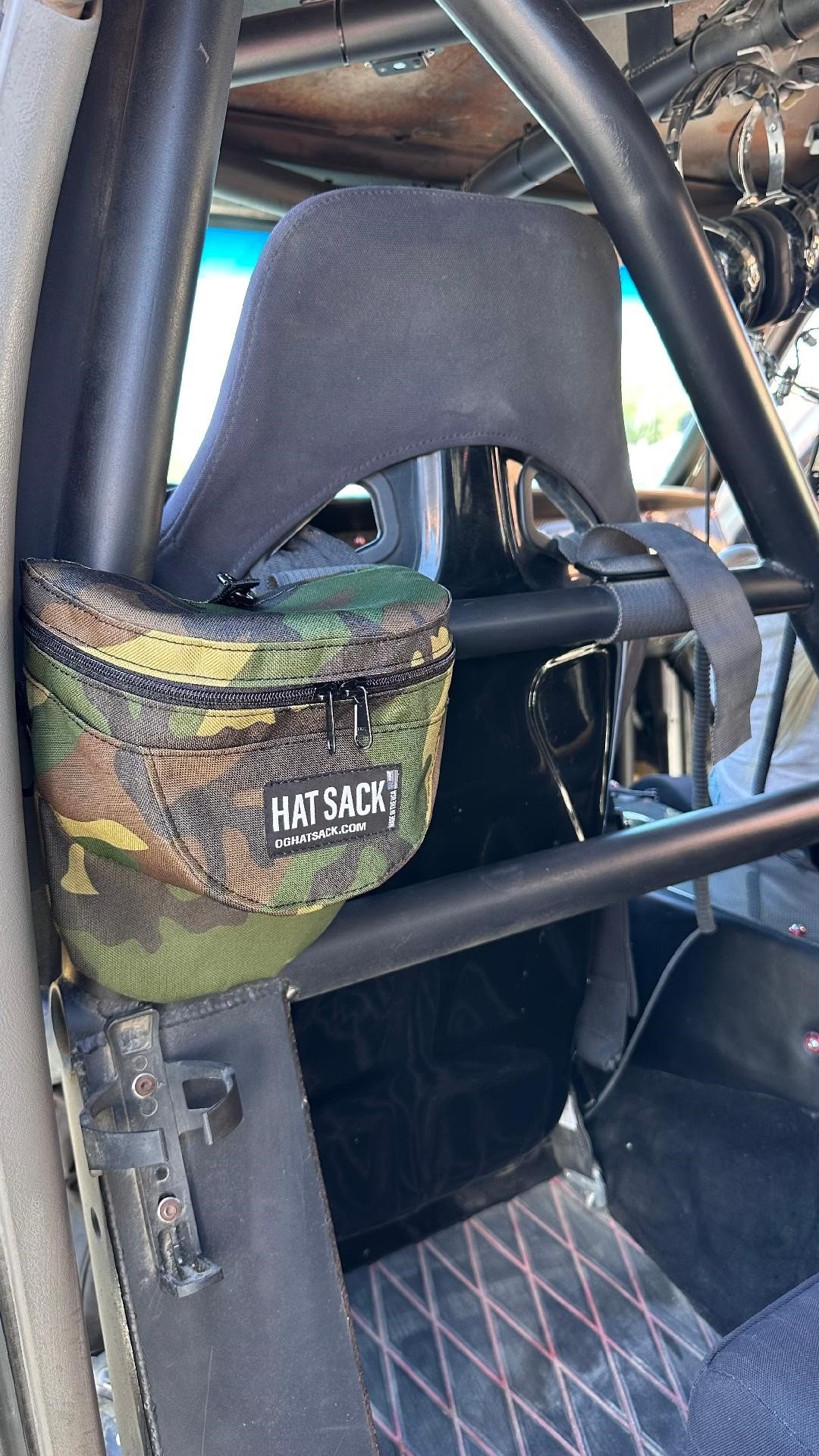 Hat Sack Green Camo